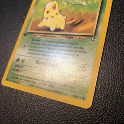 Chikorita 54/111 Neo Genesis First Edition 1st Pokemon Card In Mint/nm Condition - Image 3