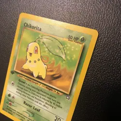 Chikorita 54/111 Neo Genesis First Edition 1st Pokemon Card In Mint/nm Condition - Image 4
