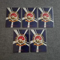 5x Japanese Neo Destiny Rare Trainer Pokemon Card Bundle WOTC Old Back Vintage 2 - Image 2