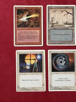 2 Swamp And 4 Card’s LP-HP - 4th Edition Magic The Gathering MTG Vintage 90’s - Image 2