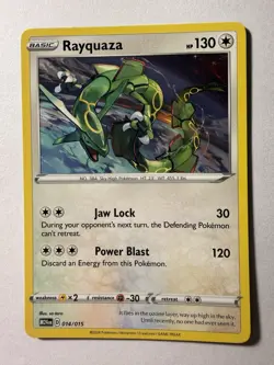 Pokemon TCG Rayquaza M24 en #14/15 2024 McDonald's Promo Card - Image 1