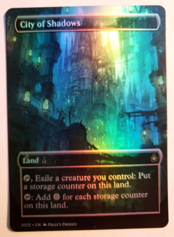 City of Shadows FOIL Proxy Playtest Card with Custom Art Design - Image 3