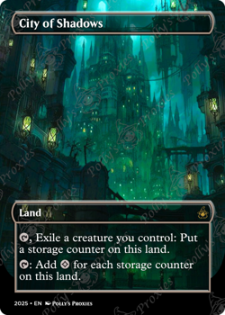 City of Shadows FOIL Proxy Playtest Card with Custom Art Design - Image 5