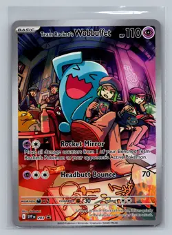 Team Rocket's Wobbuffet Promo SV: Scarlet & Violet Promo Cards 203 NM - Image 1