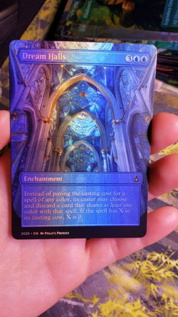 Dream Halls FOIL Proxy Playtest Card with Custom Art Design - Image 2