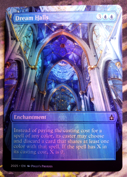 Dream Halls FOIL Proxy Playtest Card with Custom Art Design - Image 4