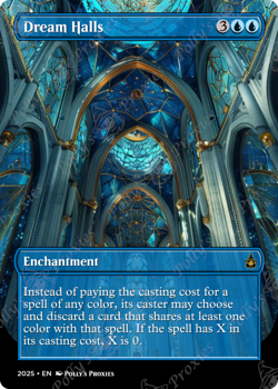 Dream Halls FOIL Proxy Playtest Card with Custom Art Design - Image 5