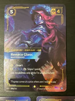 Renata Glasc Mastermind Champion Unit SFD Card 088a/221 (1x Alt Art 2x Reg Epic) - Image 2
