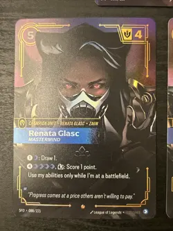 Renata Glasc Mastermind Champion Unit SFD Card 088a/221 (1x Alt Art 2x Reg Epic) - Image 3