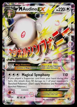 Pokemon Card - M Audino EX XY Fates Collide 85/124 Ultra Rare - Image 1