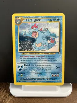 Pokemon Feraligatr Neo Genesis 5/111 Holo Rare Unlimited 120HP English Card - Image 1