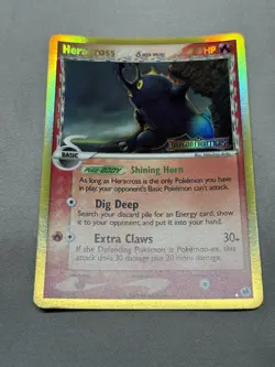 Heracross - Pokemon Card - Dragon Frontiers 3/101 Ultra Rare Holo STAMP Mint NP - Image 1