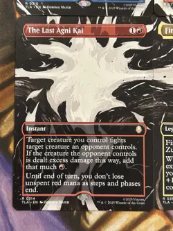 MTG Avatar Borderless Lot Firelord Zuko Ascension Last Agni Kai Full Art - NM 🔥 - Image 4