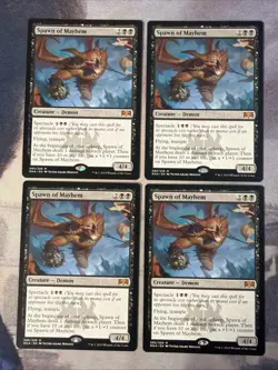 4x Spawn of Mayhem- Ravnica Allegiance- NM- Mtg Magic The Gathering- Playset - Image 1