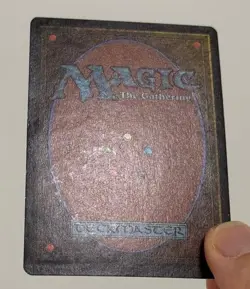 MTG JAPANESE BLACK BORDERED STASIS FBB HEAVY DAMAGE (WATER DAMAGE) ENCHANTMENT - Image 4