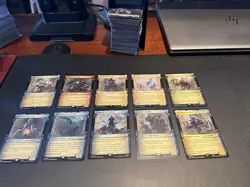 MTG Lord of the Rings Lot Showcase Scrolls, Commander All Non-Foil All Rares - Image 1