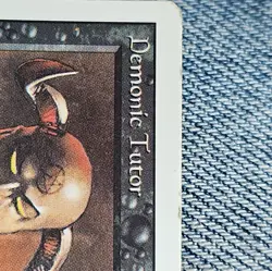 MTG Magic the Gathering Revised Edition Demonic Tutor good condition - Image 4