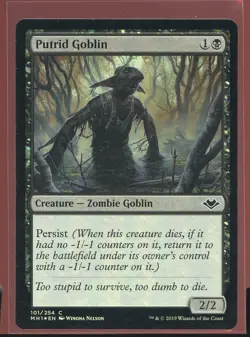 Putrid Goblin Foil Common Ex/NM Modern Horizons MH1 Magic the Gathering MTG - Image 1
