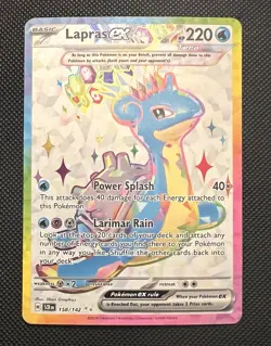 Lapras 158/142 Stellar Crown Ultra Rare NM Pokemon TCG - Image 1