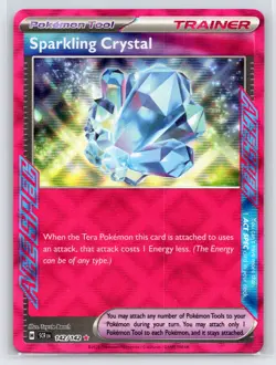 Pokemon NM Holo Sparkling Crystal 142/142 ACE SPEC Rare SV07: Stellar Crown - Image 1
