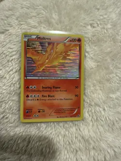 Pokemon Moltres Holo Rare B&W Legendary Treasures 22/113 NM - Image 1