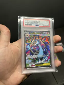 GRADED PSA 9 Pokemon Mega Charizard X ex 023 Me: Mega Evolution Promo Holo EN - Image 1