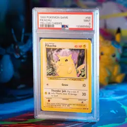 Pikachu Yellow Cheeks #58 1999 Pokemon Base Set Unlimited - Image 1
