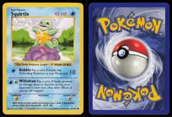 Squirtle 63/102 Common Base Set Shadowless Pokemon - Image 3