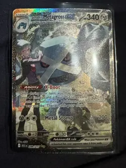 Pokemon TCG Steven's Metagross EX Full Art Holo Rare 289/217 Ascended Heroes NM - Image 1