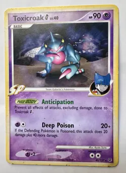 2009 Pokemon TCG Platinum - Toxicroak #40/127 - Image 1