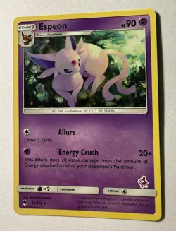 Espeon - 89/214 (Mewtwo Stamped) Promo Battle Academy 089/214 Pokemon LP - Image 1