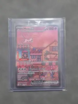 Pokemon TCG Mew ex Full Art SIR Promo Holo 151 UPC 053 NEAR MINT - Image 1
