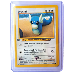 Dratini 63/105 Pokemon TCG 1st Edition Neo Destiny NM Vintage 2002 Card - Image 1