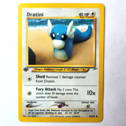 Dratini 63/105 Pokemon TCG 1st Edition Neo Destiny NM Vintage 2002 Card - Image 2