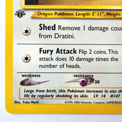 Dratini 63/105 Pokemon TCG 1st Edition Neo Destiny NM Vintage 2002 Card - Image 5