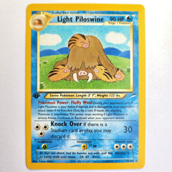 Light Piloswine 26/105 Pokemon TCG 1st Edition Neo Destiny NM Vintage 2002 Card - Image 2