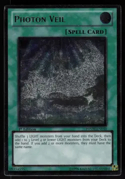 Photon Veil (UTR) PHSW-EN050 PHSW Ultimate Rare 1st Edition Yu-Gi-Oh - Image 1