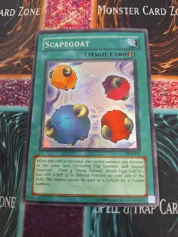 Yugioh Scapegoat SDJ-041 Super Rare Unlimited NM/LP - Image 1