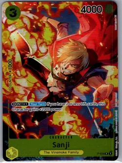 Sanji (Event Pack Vol. 2) P-034 English - One Piece Card - NM - Image 1