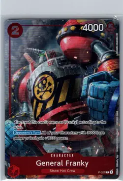 General Franky (Event Pack Vol. 2) P-027 English - One Piece Card - NM - Image 1