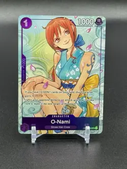 O-Nami OP05-062 SR Full Art Promo One Piece Illustration Box Vol. 1 - Image 1