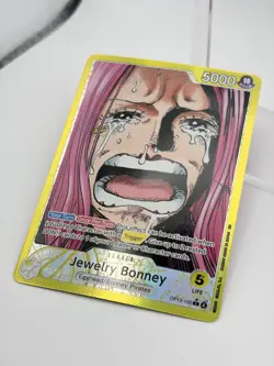One Piece Jewelry Bonney OP13-100 Alt Art - Carrying On His Will Leader NM - Image 3