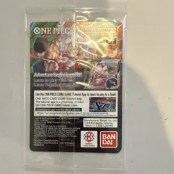Bandai One Piece CCG Monkey.D.Luffy Promo Full Art Holo US Voyage 2026 - Image 2