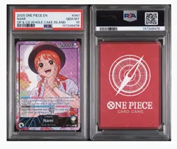 2025 ONE PIECE PROMO SET -WHOLE CAKE ISLAND ARC #041 NAMI PSA 10 💎! - Image 3