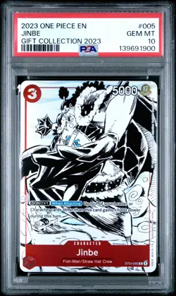 2023 ONE PIECE GIFT COLLECTION 2023 #005 JINBE PSA 10 - Image 1