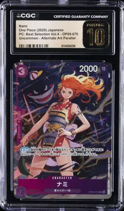2025 ONE PIECE JAPANESE PC: ALTERNATE ART #OP09-070 NAMI CGC 10 PRISTINE - Image 1