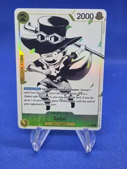 One Piece Ultra Deck: The Three Brothers Sabo ST13-007 Parallel Alternate Art NM - Image 1