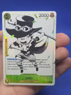 One Piece Ultra Deck: The Three Brothers Sabo ST13-007 Parallel Alternate Art NM - Image 2