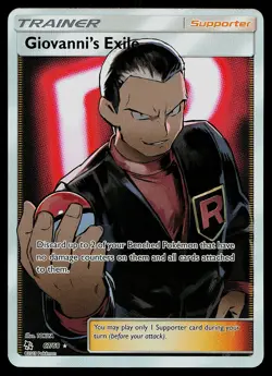 Pokemon Card - Giovanni's Exile Hidden Fates 67/68 Ultra Rare - Image 1