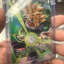 Dragon Ball Card Game Broly: BR FB06-063 SR Alt Art Foil fusion world - Image 3